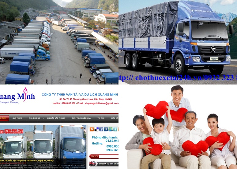 Cho thuê xe tải chở hàng tết cửa khẩu móng cái, Hà Nội
